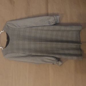 BCBGMaxAzria plaid dress/ oversized style